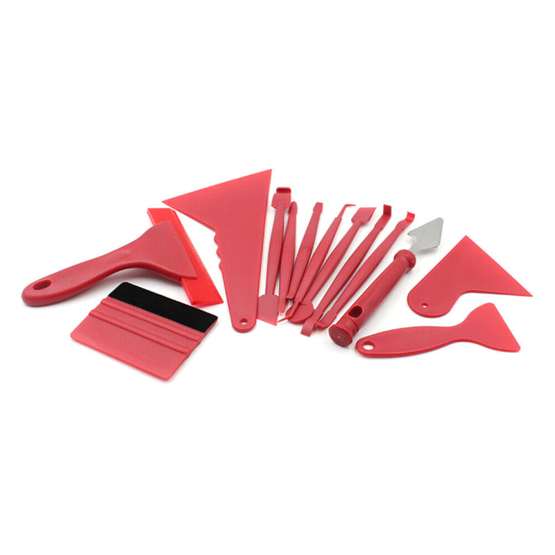 13pcs/set Car Vinyl Wrap Squeegee Tool Kit Film Wrapping Window Tinting Tools
