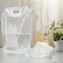 15L Foldable Portable Outdoor Camping Cooking BBQ Water Bag Carrier (White)