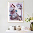 5D Paper Flower Series Round Diamond Diamond Painting