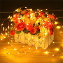 Solar String Lights Waterproof Copper Wire Fairy Lamp (Warm White 200LED) Newly