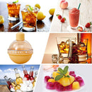 Ice Ball Maker - Light Bulb Ice Cube with Lids Molds for Whiskey*2