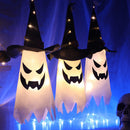 Halloween LED Flashing Light Glowing Wizard Ghost Hat Lamp (Warm White) Newly