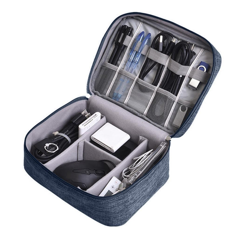 Waterproof Electronics Gadget Storage Bags Travel Data Cable Zipper Bags