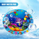 Baby Water Mat Ocean Fish Dolphin Inflatable Cushion with Safe Gas Nozzle Newly