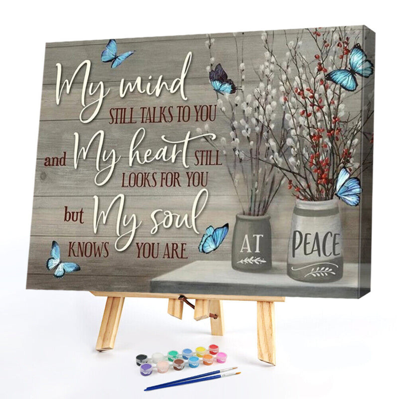 Oil Paint By Numbers Picture DIY Drawing Painting Flower Story Paint Decor Art