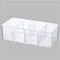 Closet For Socks Holder 4 Compartments Stackable Plastic Storage Clothes X2V5
