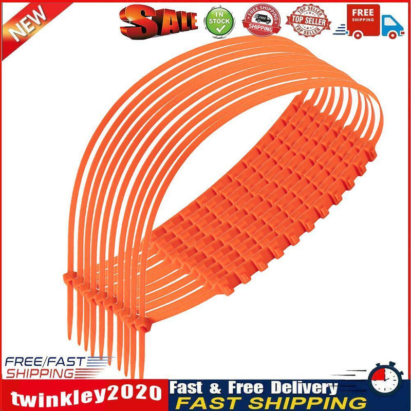 10x Car Winter Tires Snow Chains Anti-skid Wheel Tyre Cable (Single Tooth) Newly