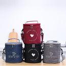 Fashion Thermal Insulated Camping Lunch Box Picnic Bags Handbag Food Storage