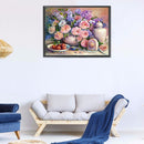 5D DIY Diamond Painting Kits Desktop Flowers Full Square Drill Wall Decor A