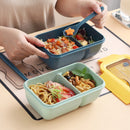 Microwave Lunch Box Plastic Dinnerware Food Storage Container School Bento Box