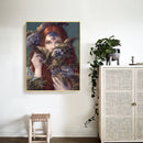 Frameless Oil Paint By Numbers Wall Art Posters Picture Craft Kit Home Gift