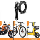 Bike Water Bottle Holder Adapter Double Screws MTB Cup Rack Clip (Black) Newly