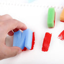 Cute Children Sponge Paint Brushes Toys DIY Letters Graffiti Drawing Set Newly