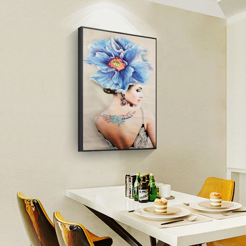 Special Shaped Art Flower Lady 5D DIY Diamond Painting Handwork Home Decor