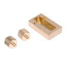 1 Set Carving Tools Pure Copper Leather Craft Leather Edge Dye Oil Sewing DIY Ha