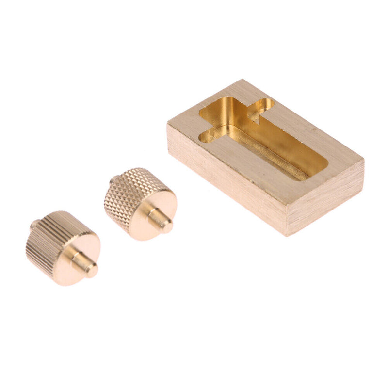 1 Set Carving Tools Pure Copper Leather Craft Leather Edge Dye Oil Sewing DIY Ha