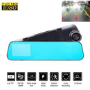 4inch G-Sensor Cam Camera Car DVR Rear View Mirror Video Recorder HD 1080P