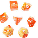 7cps 6 Set Multi Sided Digital Dices Colorful Acrylic Accessories for Board Game