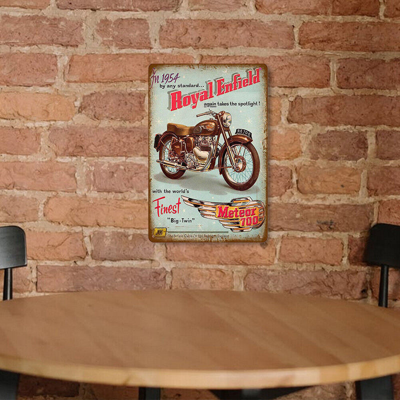 Car Tin Plate Painting Metal Cafe Bar Retro Door Sign Poster Plaque (B)