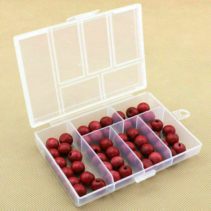 Portable Plastic 6-Compartment Storage Container Small Y4S0 Case F6E4