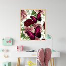 Full Cross Stitch 11CT Cotton DIY Pansy Printed Decoration Hanging Painting Gift