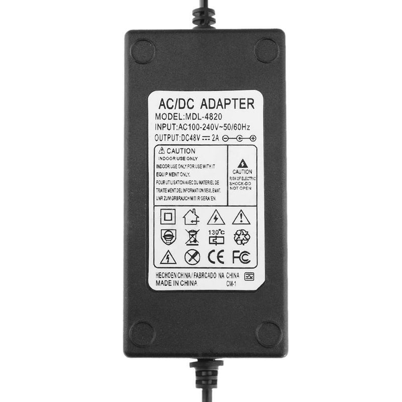 48V 2A AC to DC Power Adapter Converter 5.5*2.5mm for POE switch