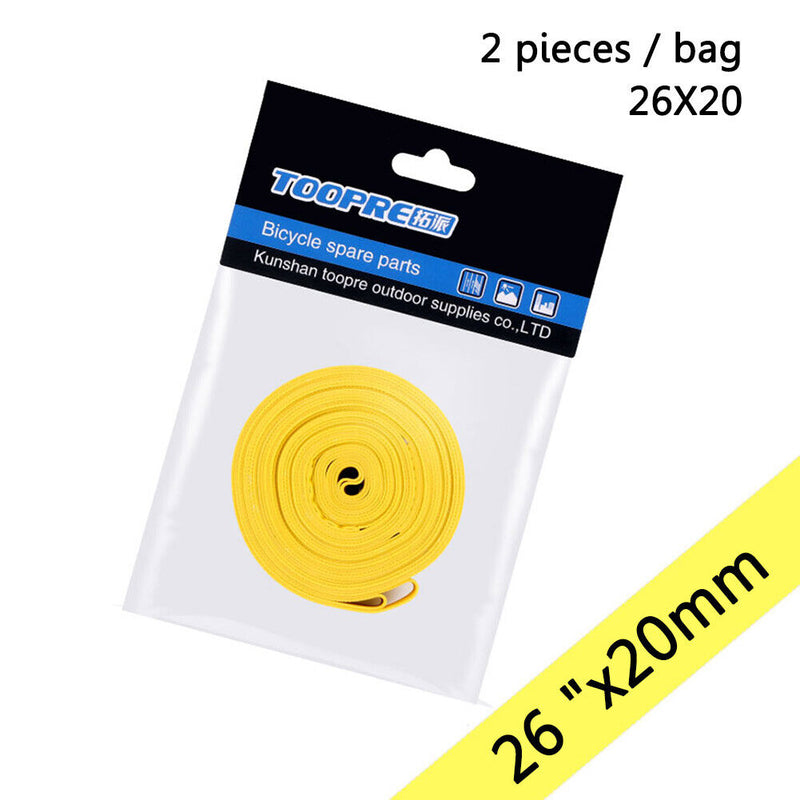 TOOPRE 2pcs/Bag Mountain Bike Anti-Puncture Tire Pads for Bicycle Vacuum Tire