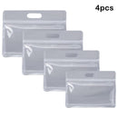 Food Storage Bag Reusable Stand Up Zip Shut Bag Leakproof~