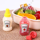 Mini Portable Seasoning Box Sauce Spices Ketchup Salt Jar Container (2pcs) Newly