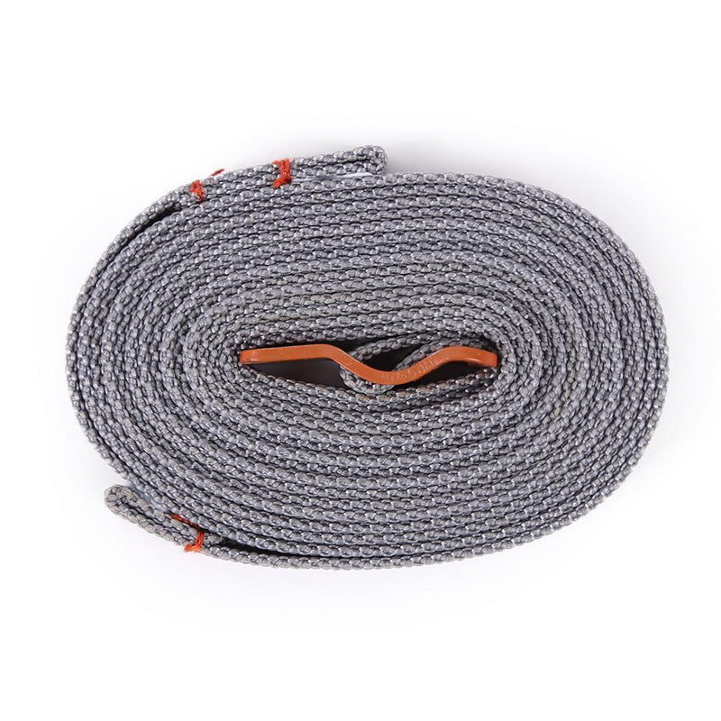 2pcs Cargo Tie Down Lash Belt with Buckle Travel Luggage Strap (Orange)