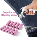 10pcs Sandblaster Spray Tips Sandblasting Gun Ceramic Nozzles Kit (6mm) Newly