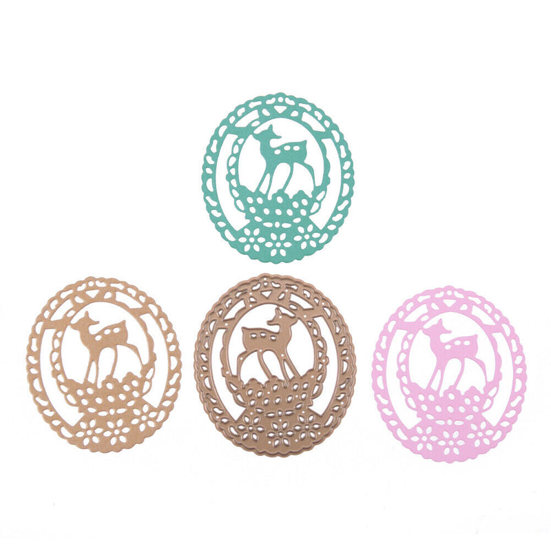 Deer Egg Metal Cutting Dies Stencils Xmas Party Craft Scrapbooking Card-140