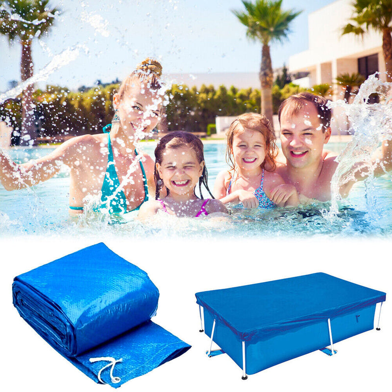 Swimming Pool PE Cover Rain Dustproof Waterproof Outdoor Garden Covers Floor