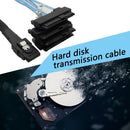 Mini SAS 36-Pin SFF-8087 to 4 SAS 29-Pin SFF-8482 Cable with 15-Pin SATA Power