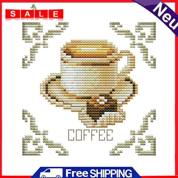 Landscape House Cross Stitch Embroidery Kits DIY Stamped Picture 14CT Art Crafts