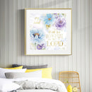 Ink Flower Oil Paint By Numbers Kit DIY Acrylic Painting on Canvas Frameless Set