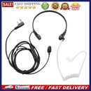 2Pin PTT Throat Mic Covert Acoustic Tube Earpiece Headset for Baofeng UV-5R