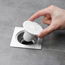 Shower Floor Drain - Anti-odor Sewer Drain Filter Cover Plug (S White)
