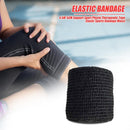 4.5mx5cm Sport Self Adhesive Elastic Bandage Muscle Wrap Tapes (Black) Newly