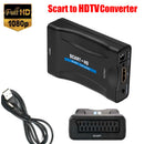 1080P SCART to HDMI-compatible Video Audio Upscale Converter HD Receiver TV
