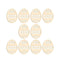 DIY Craft Easter Decorations Hanging Ornaments Drawing Wood Slice Easter Eggs