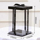 Transparent Packing Box Rose Bear Artificial Flowers For Valentine Gifts hot.