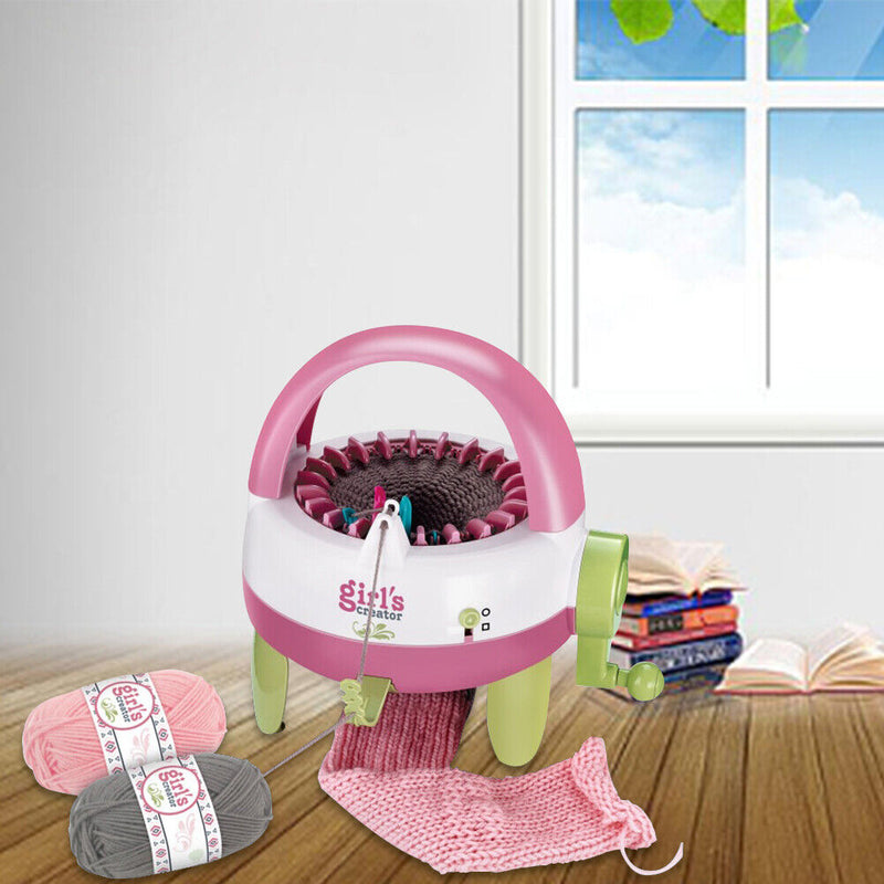 22 Needles Handmade Wool Knitting Machine Rotating Sewing Tool for Kids