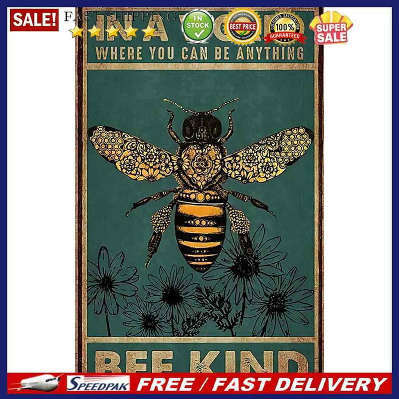 11CT 3 Strand Full Embroidery Bee Cotton Print Cross Stitch Home Decoration