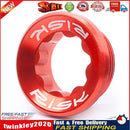 RISK Aluminium Mountain Bicycle Crank Bolts Bike Screw Cover Cap (Red) Newly