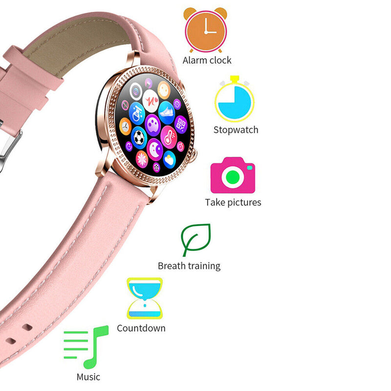 Women Smart Bracelet Sedentary Reminder Health Fitness Tracker Wristband