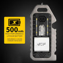 Pocket Clip Flashlight Keychains Outdoor Camping Cycling LED Work Light (A)