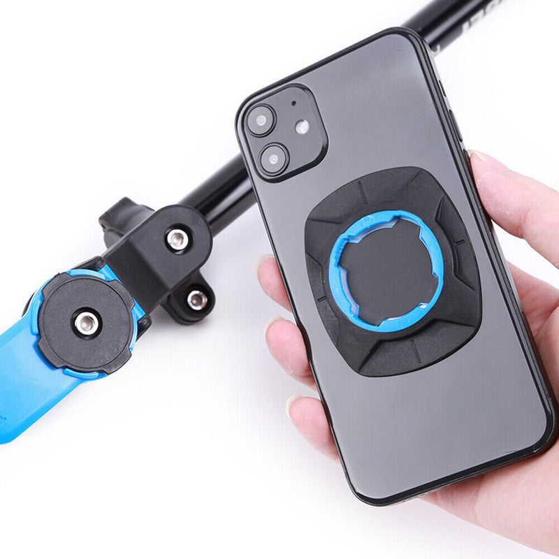 Universal Bicycle Phone Bracket Rotating Bike Cellphone Stand Fixing Clamps