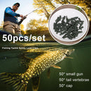 Accessories Tail Rubber Tubes Fixed Lines Fishing Terminal Safety Lead Clips