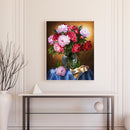Flower Oil Paint By Numbers Kit DIY Acrylic Painting on Canvas Drawing Picture